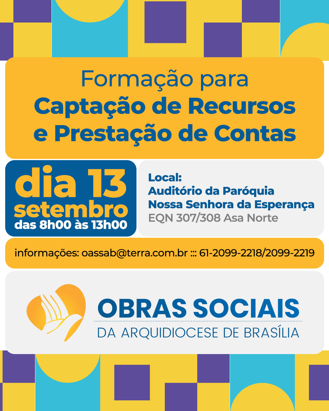 Formação para Captação de Recursos e Prestação de Contas